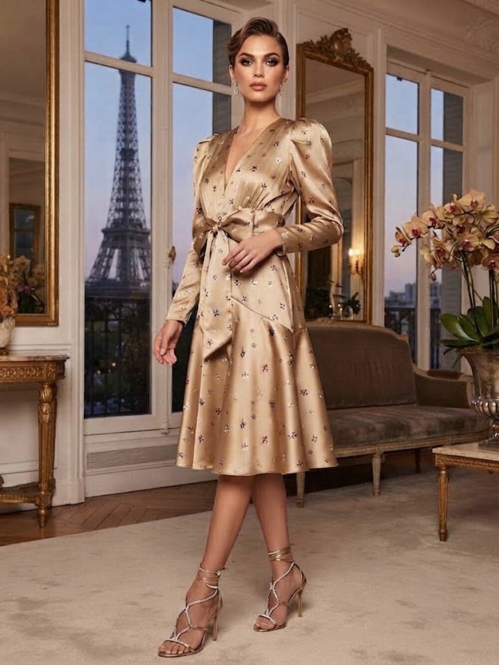 Authentic Silvia Tcherassi Silk Jane Dress Extremely Rare - Size L